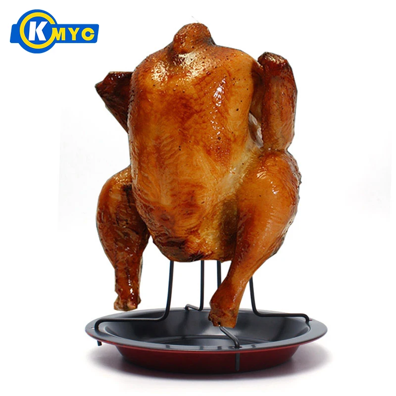 KMYC New Non-Stick Chicken Roaster Rack With Bowl Tin BBQ Accessories Tools Barbecue Grilling Baking Cooking Pans
KMYC New Non-Stick Chicken Roaster Rack With Bowl Tin BBQ Accessories Tools Barbecue Grilling Baking Cooking Pans