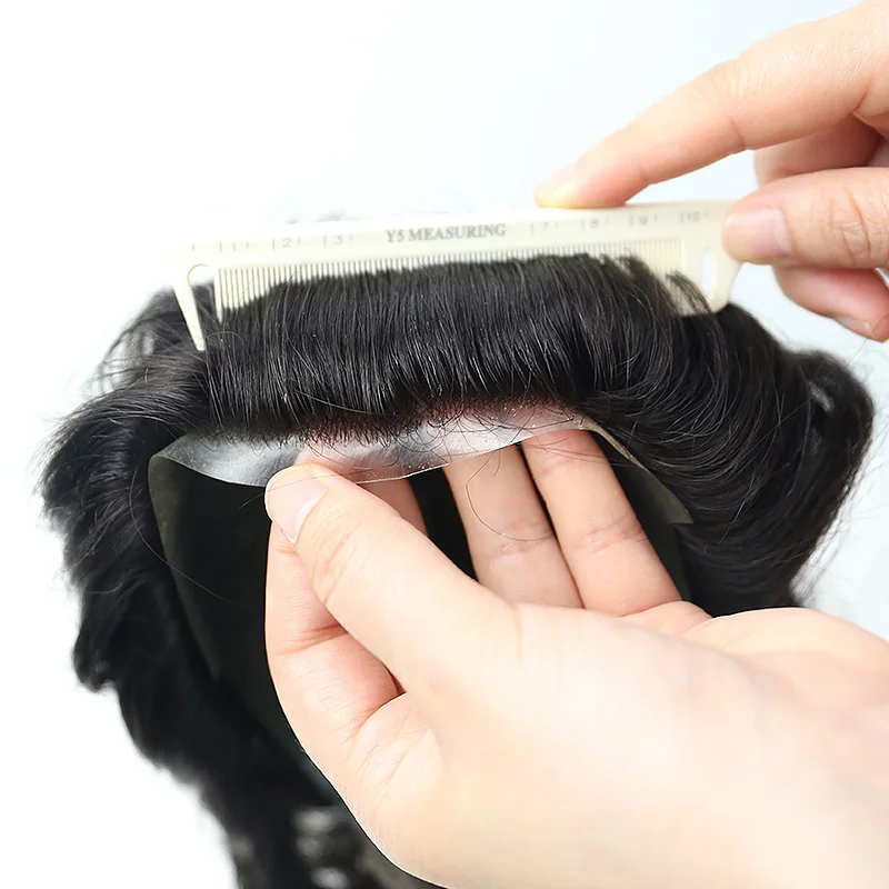 Men Toupee Durable Hairpieces MONO & NPU Indian Remy Human Hair System For Males Natural Wave Hair Replacement
Men Toupee Durable Hairpieces MONO & NPU Indian Remy Human Hair System For Males Natural Wave Hair Replacement