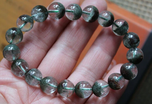 huij 001671 High Quality Natural Green Phantom Quartz Crystal Round Bead Bracelet
huij 001671 High Quality Natural Green Phantom Quartz Crystal Round Bead Bracelet