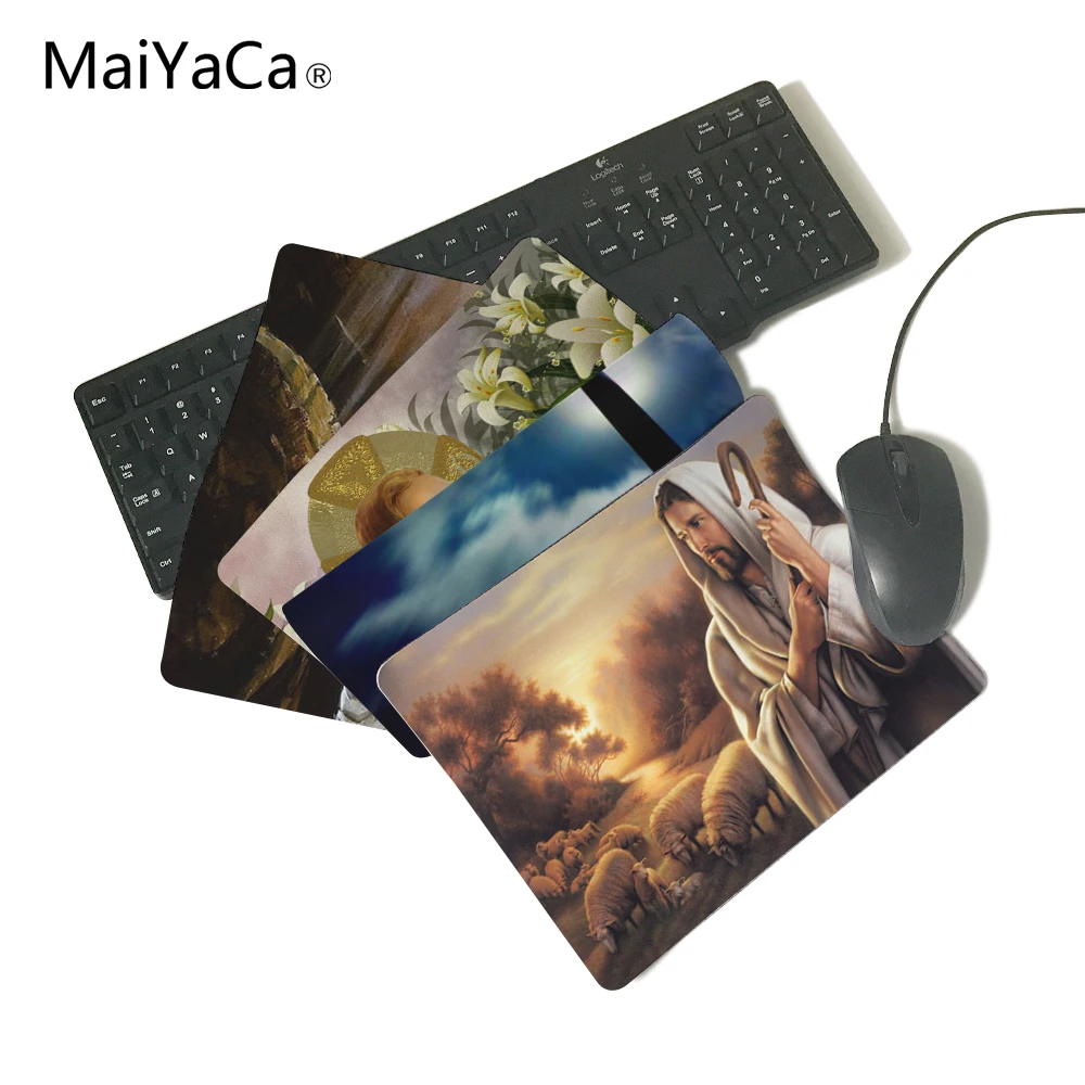 MaiYaCa Hot Sell the Lord Jesus Christ New Small Size Roccat Gaming Pad Necessary Mouse Mat Mouse Pad Non-Skid Rubber Pad
MaiYaCa Hot Sell the Lord Jesus Christ New Small Size Roccat Gaming Pad Necessary Mouse Mat Mouse Pad Non-Skid Rubber Pad