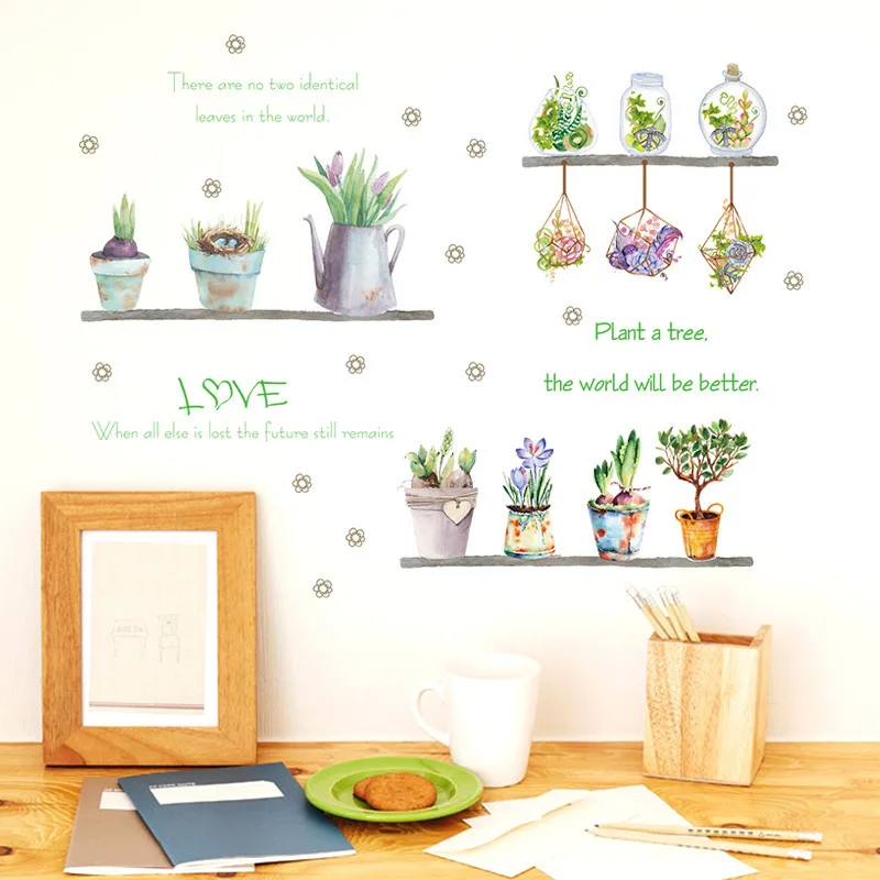 Potted Plant Wall Sticker Bedroom Refrigerator Feel Free To Paste Background Home Decor Sticker Mural
Potted Plant Wall Sticker Bedroom Refrigerator Feel Free To Paste Background Home Decor Sticker Mural