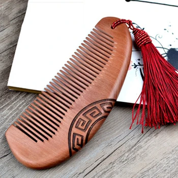 Thickened Boutique Old Mahogany Carved Comb Anti-static Anti-hair Loss Hair Combs Double-sided Comb Peach Wooden Hair Comb
Thickened Boutique Old Mahogany Carved Comb Anti-static Anti-hair Loss Hair Combs Double-sided Comb Peach Wooden Hair Comb