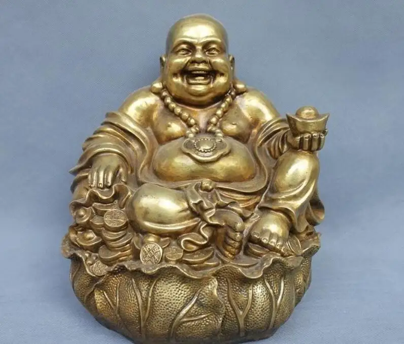 Китайская статуэтка Будды буддизм листья лотоса Джосс Майтрея|statues buddha|statue