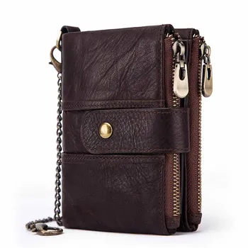 New Men's Wallet Cowhide Wallet Antitheft Brush Wallet Genuine Leather Multifunction Buckle Zipper Retro Leather Men's Bag Purse
New Men's Wallet Cowhide Wallet Antitheft Brush Wallet Genuine Leather Multifunction Buckle Zipper Retro Leather Men's Bag Purse