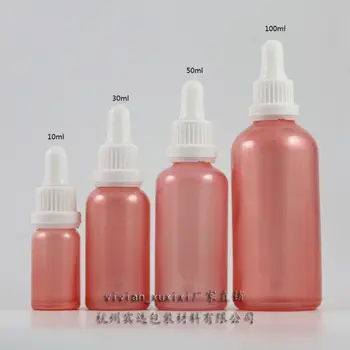 30ml pink Glass Essential Oil Bottle With (white burglarproof ring+white rubber) dropper cap. Essential Oil Container
30ml pink Glass Essential Oil Bottle With (white burglarproof ring+white rubber) dropper cap. Essential Oil Container
