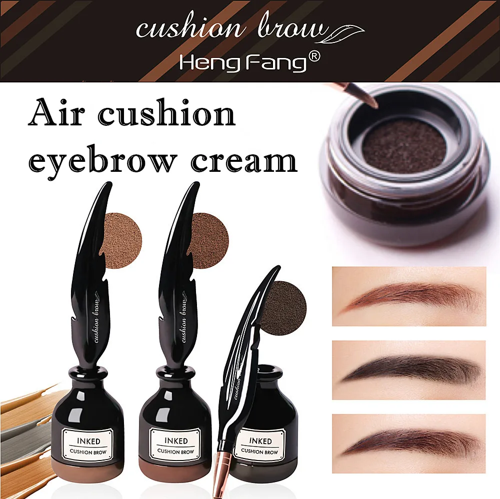 Makeup Dye Eyebrow Cream Feather air cushion ink eyebrow cream Long Lasting Natural Waterproof Eye Brow Enhancers Tattoo Tint
Makeup Dye Eyebrow Cream Feather air cushion ink eyebrow cream Long Lasting Natural Waterproof Eye Brow Enhancers Tattoo Tint