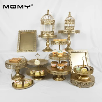12 Pcs Gold Pink White Dessert Round Birthday Bird Cage Wedding Cake Stand Set
12 Pcs Gold Pink White Dessert Round Birthday Bird Cage Wedding Cake Stand Set