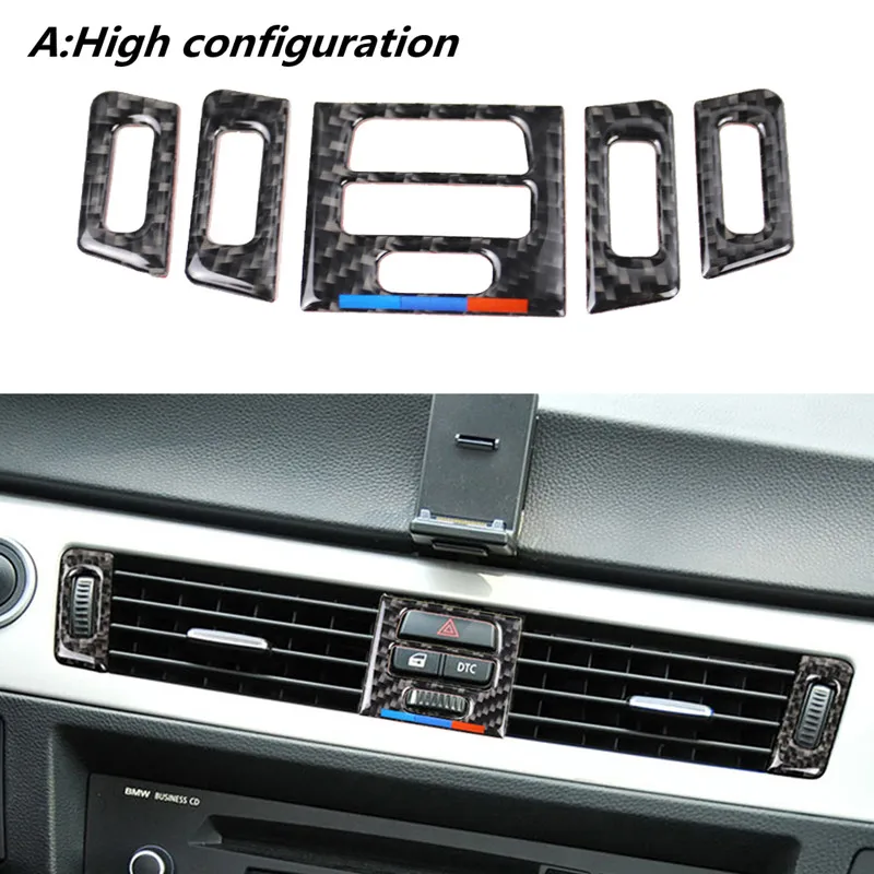 For Bmw E90 E92 Air Conditioner Vent Outlet Cover Styling Carbon Fiber Decoration Interior Mouldings 3 Series Auto Accessories
For Bmw E90 E92 Air Conditioner Vent Outlet Cover Styling Carbon Fiber Decoration Interior Mouldings 3 Series Auto Accessories