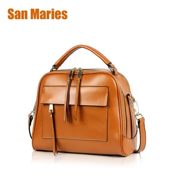 San Maries Genuine Leather Women's Famous Brand Shell Shoulder Bags Handbags Designer Ladies Shoulder Messenger Bag
San Maries Genuine Leather Women's Famous Brand Shell Shoulder Bags Handbags Designer Ladies Shoulder Messenger Bag