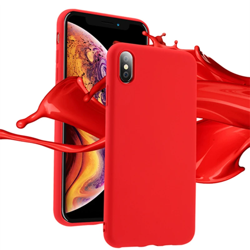 New Solid Silicone Shell For iPhone 6 6S 7 8 Plus Smooth Candy Color Silicon Case For iPhone X Xs Max XR Phone Cover
New Solid Silicone Shell For iPhone 6 6S 7 8 Plus Smooth Candy Color Silicon Case For iPhone X Xs Max XR Phone Cover