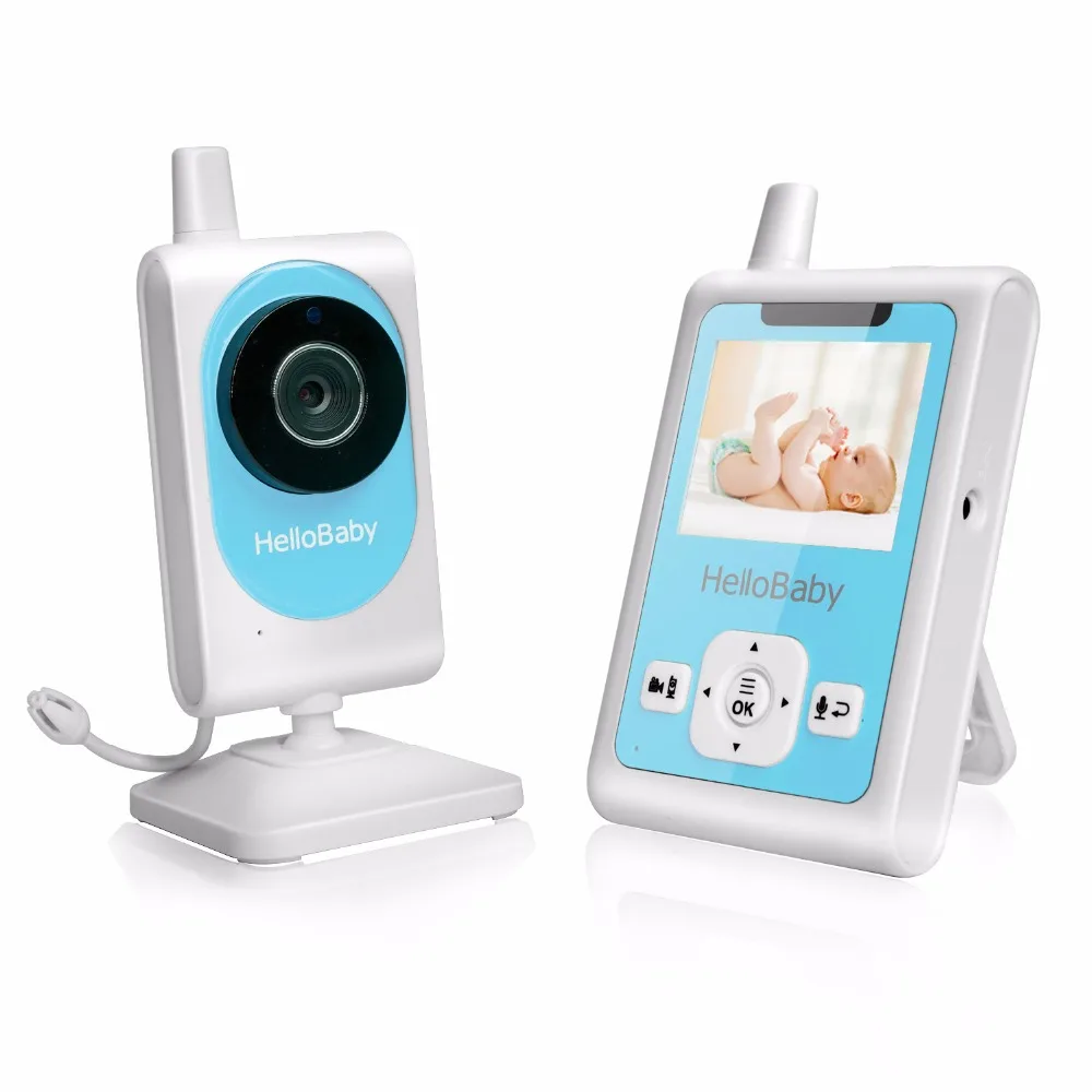 HelloBaby HB25 Wireless Video Color Baby Monitor with Two-way Talk Audio Motion Detection & Video Recording, Night Vision Camera
HelloBaby HB25 Wireless Video Color Baby Monitor with Two-way Talk Audio Motion Detection & Video Recording, Night Vision Camera