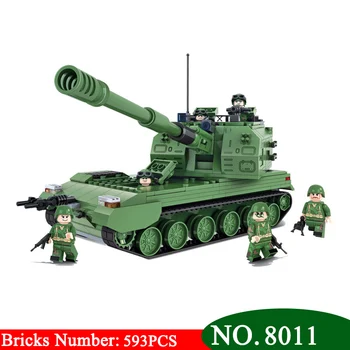 Winner 593pcs Land War Heroes Military Series Building Blocks 05 Automatic howitzer bricksToys Educational Toys For Boys Gifts
Winner 593pcs Land War Heroes Military Series Building Blocks 05 Automatic howitzer bricksToys Educational Toys For Boys Gifts