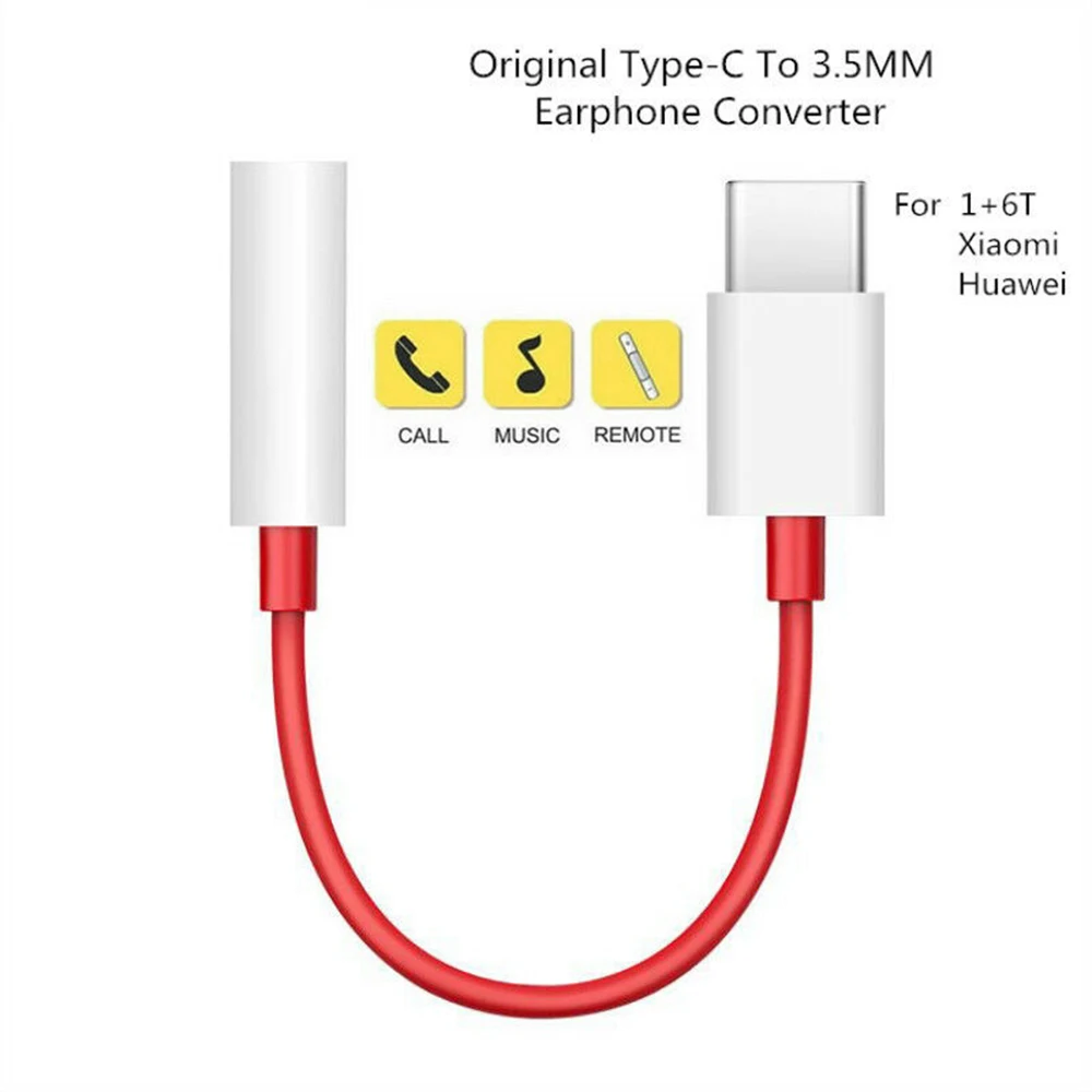 Original Connector Aux Audio Cable For oneplus 6T 7Pro USB C Type C Male to 3.5mm AUX Female Jack Earphone Headset Music Adapte
Original Connector Aux Audio Cable For oneplus 6T 7Pro USB C Type C Male to 3.5mm AUX Female Jack Earphone Headset Music Adapte