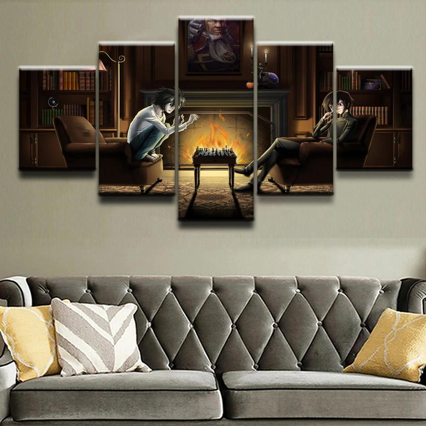 Modern Canvas Painting HD Printed Wall Art Frame Modular Picture Living Room Decor 5 Pieces Death Note Lelouch Lamperouge Poster
Modern Canvas Painting HD Printed Wall Art Frame Modular Picture Living Room Decor 5 Pieces Death Note Lelouch Lamperouge Poster