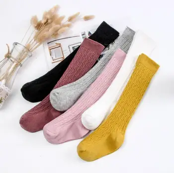 6 Colors New Fashion spring Combed Cotton Stockings Children's Pure Twist Knee girls Stockings 2~6 Y
6 Colors New Fashion spring Combed Cotton Stockings Children's Pure Twist Knee girls Stockings 2~6 Y