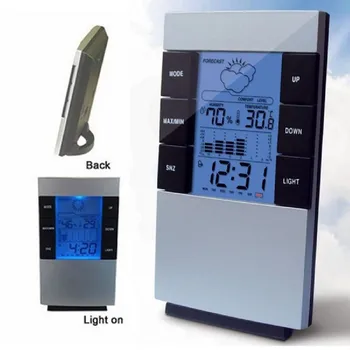 LCD Digital Hygrometer Temperature Meter Clock Measurement Device Multifunctional Home Humidity Thermometer
LCD Digital Hygrometer Temperature Meter Clock Measurement Device Multifunctional Home Humidity Thermometer