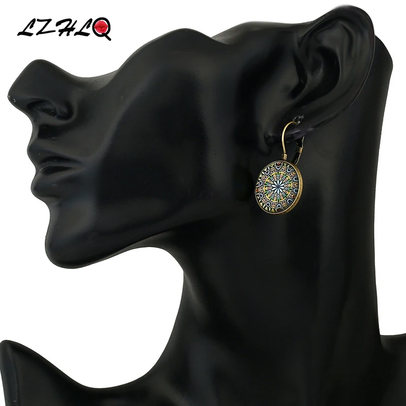 LZHLQ Bohemian Hoop Earrings Women 2017 Famous Brand Jewelry Fashion Geometric Round 18mm Cameo Crystal Cabochon Earrings Dangle
LZHLQ Bohemian Hoop Earrings Women 2017 Famous Brand Jewelry Fashion Geometric Round 18mm Cameo Crystal Cabochon Earrings Dangle
