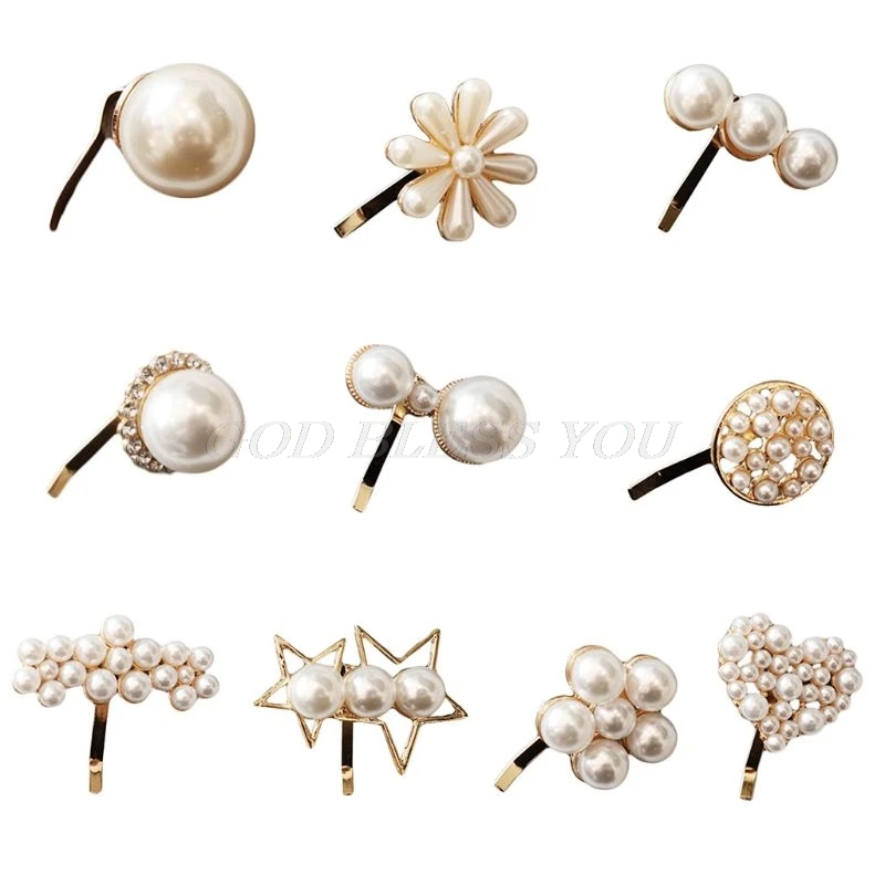Korean Women Sweet Metallic Hairpin Luxury Imitation Pearl Flower Heart Star Hair Stick Banquet Wedding Party Side Comb Clip
Korean Women Sweet Metallic Hairpin Luxury Imitation Pearl Flower Heart Star Hair Stick Banquet Wedding Party Side Comb Clip