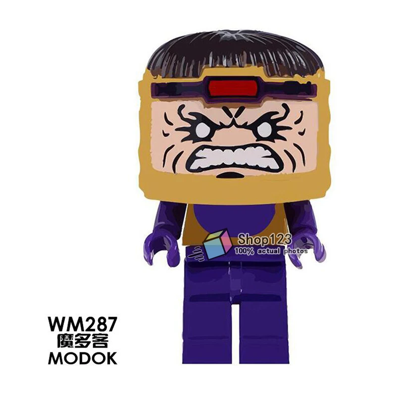 Single Sale Building Blocks WM287 Modok George Tarleton Marvel Super Heroes from Hulk Lab Smash Bricks Model Toys children Gift
Single Sale Building Blocks WM287 Modok George Tarleton Marvel Super Heroes from Hulk Lab Smash Bricks Model Toys children Gift