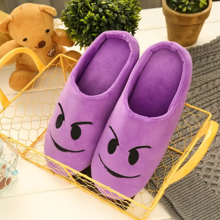 New 2019 Winter Embroidery Cute Emoji Soft Bottom Women Slippers Indoor Wood Floor Cozy Soft Stuffed Home Men Shoes Pantuflas
New 2019 Winter Embroidery Cute Emoji Soft Bottom Women Slippers Indoor Wood Floor Cozy Soft Stuffed Home Men Shoes Pantuflas