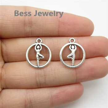 70pcs(19*16mm) Antique Silver Yoga action Charm fit for pandora style Jewelry Making DIY Handmade Craft
70pcs(19*16mm) Antique Silver Yoga action Charm fit for pandora style Jewelry Making DIY Handmade Craft