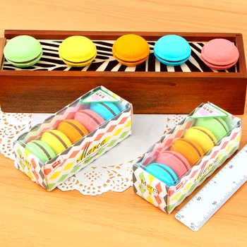 5Pcs/Pack New Kawaii Colorful Cake Rubber Eraser Creative Macaron Pencil Eraser Candy Color For Kids Student Gift Novelty E2006
5Pcs/Pack New Kawaii Colorful Cake Rubber Eraser Creative Macaron Pencil Eraser Candy Color For Kids Student Gift Novelty E2006