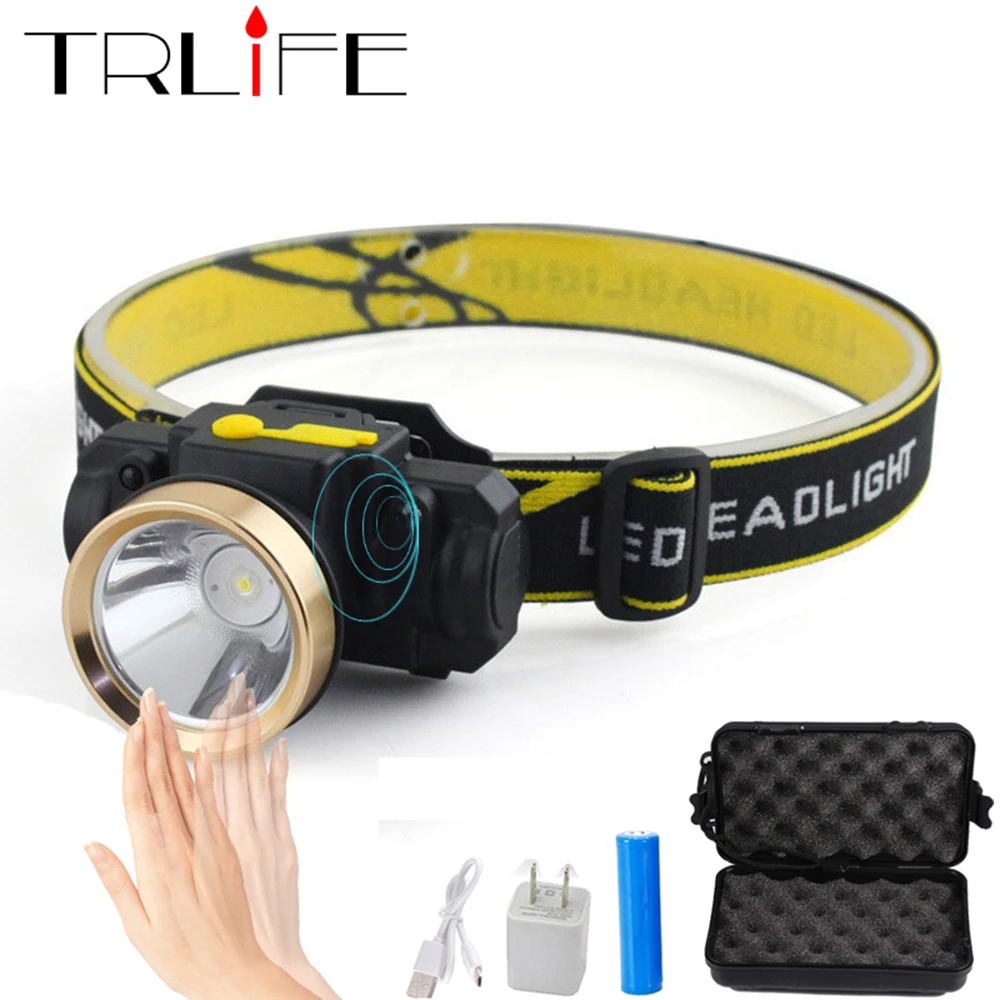 Sensor LED HeadLamp Outdoor Camping Inductive Flashlight Head Torch lamp LED Body Motion Sensor Headlight By 18650 Battery
Sensor LED HeadLamp Outdoor Camping Inductive Flashlight Head Torch lamp LED Body Motion Sensor Headlight By 18650 Battery
