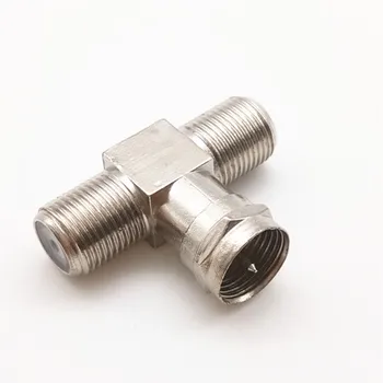 100Pcs 75-5 T Connector Screw On Type For RG6 Satellite TV Antenna Coax Cable Twist-on Male to Female Connectors
100Pcs 75-5 T Connector Screw On Type For RG6 Satellite TV Antenna Coax Cable Twist-on Male to Female Connectors