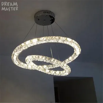 Modern 2 rings LED crystal chandeliers lights three sides restaurant 2 circles diamond home lighting decorativas para sala lamp
Modern 2 rings LED crystal chandeliers lights three sides restaurant 2 circles diamond home lighting decorativas para sala lamp