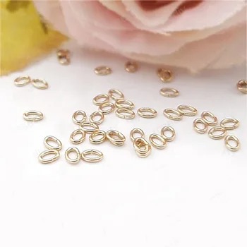2g,about 150PCS 3*2MM 24K Champagne Gold Color Plated Oval Brass Jump rings Split rings High Quality Jewelry Accessories
2g,about 150PCS 3*2MM 24K Champagne Gold Color Plated Oval Brass Jump rings Split rings High Quality Jewelry Accessories