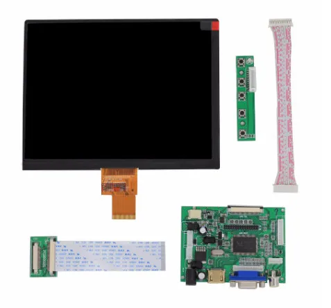 HDMI/VGA/AV Control Driver Board+8"inch HE080IA-01D 1024*768 high LCD Display For Lattepanda,Raspberry Pi Orange Pi
HDMI/VGA/AV Control Driver Board+8"inch HE080IA-01D 1024*768 high LCD Display For Lattepanda,Raspberry Pi Orange Pi