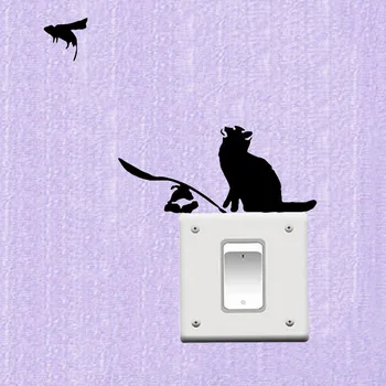 Banksy Style - Ratapult Cat & Rat Vinyl Switch Sticker Home Decor Wall Decal 3SS0205
Banksy Style - Ratapult Cat & Rat Vinyl Switch Sticker Home Decor Wall Decal 3SS0205