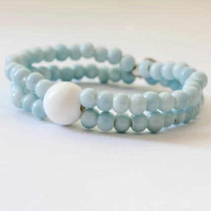 Southings tile porcelain handmade multi-layer bracelet ceramic beaded jewelry small fresh brief blue
Southings tile porcelain handmade multi-layer bracelet ceramic beaded jewelry small fresh brief blue