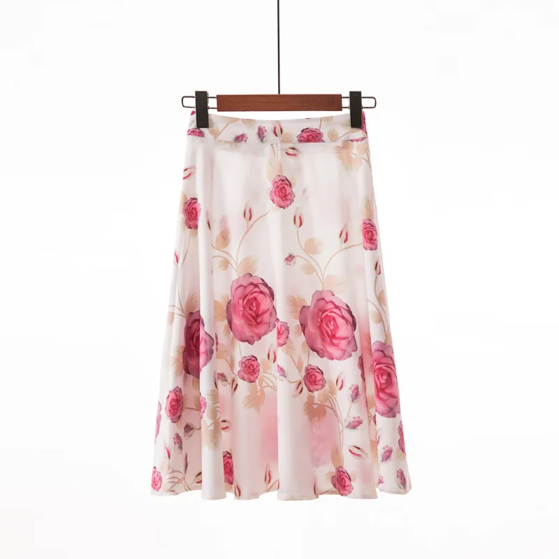 Women Mid-Calf Skirt Blossom Print Sweet Girlish Casual Midi Skirt Faldas Mujer Moda 2019 Summer Skirt Femme Floral
Women Mid-Calf Skirt Blossom Print Sweet Girlish Casual Midi Skirt Faldas Mujer Moda 2019 Summer Skirt Femme Floral