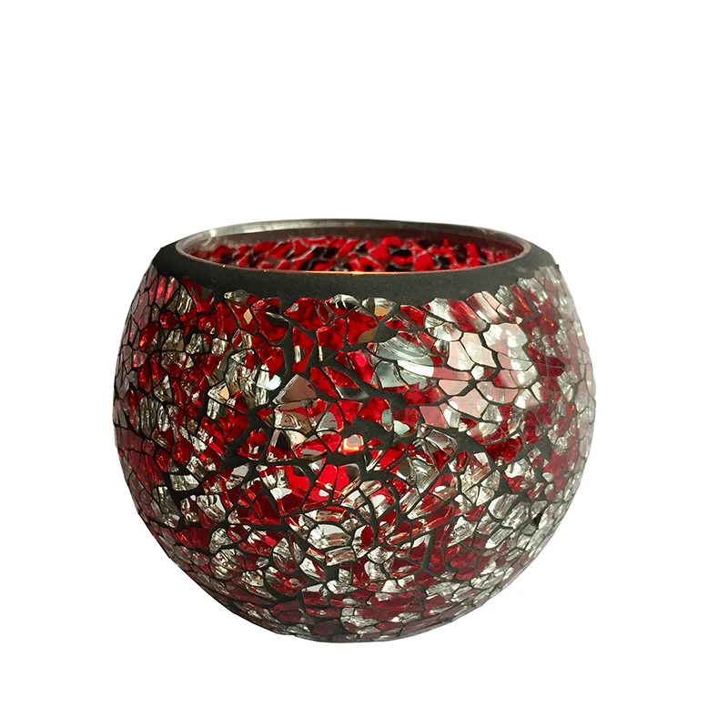 NEW! Diam11.5H8.5cm Glass Mosaic Votive Candle holder,Crack Design.USD8.99/PC
NEW! Diam11.5H8.5cm Glass Mosaic Votive Candle holder,Crack Design.USD8.99/PC