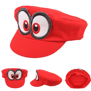 Anime Super Mario Odyssey Cosplay Hat Adult Child Kids Super Mario Hat Cap Luigi Bros Cosplay Cap Costume Match 
Anime Super Mario Odyssey Cosplay Hat Adult Child Kids Super Mario Hat Cap Luigi Bros Cosplay Cap Costume Match