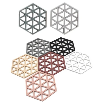 DSHA Chic Silicone Coaster Cup Hexagon Mats Pad Heat-Insulated Bowl Placemat Home Decor Desktop Eco-Friendly Japanese Simple 8
DSHA Chic Silicone Coaster Cup Hexagon Mats Pad Heat-Insulated Bowl Placemat Home Decor Desktop Eco-Friendly Japanese Simple 8