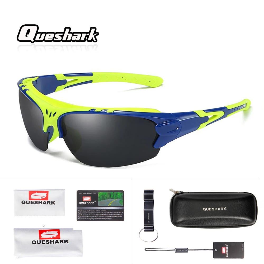 Queshark Professional Polarized Cycling Sunglasses Outdoor Sports Cool Windproof Mountain Road Bike Glasses Motorcycle Eyewear
Queshark Professional Polarized Cycling Sunglasses Outdoor Sports Cool Windproof Mountain Road Bike Glasses Motorcycle Eyewear