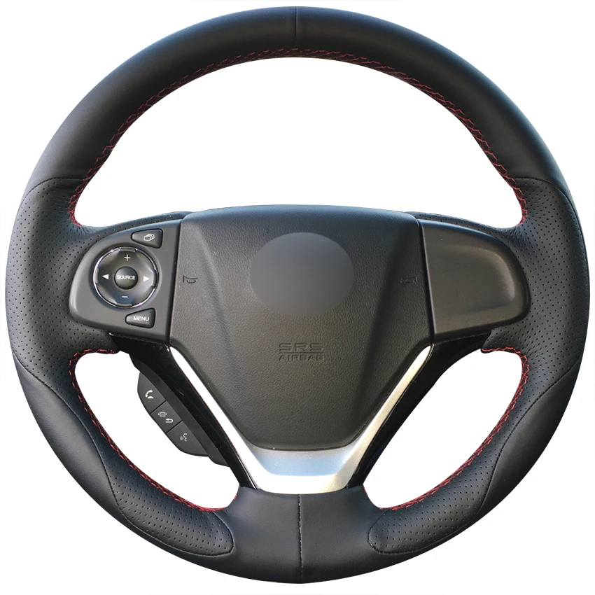 Fashion Comfortable Black Leather Anti-slip Car Steering Wheel Cover for Honda CR-V CRV 2012-2016
Fashion Comfortable Black Leather Anti-slip Car Steering Wheel Cover for Honda CR-V CRV 2012-2016
