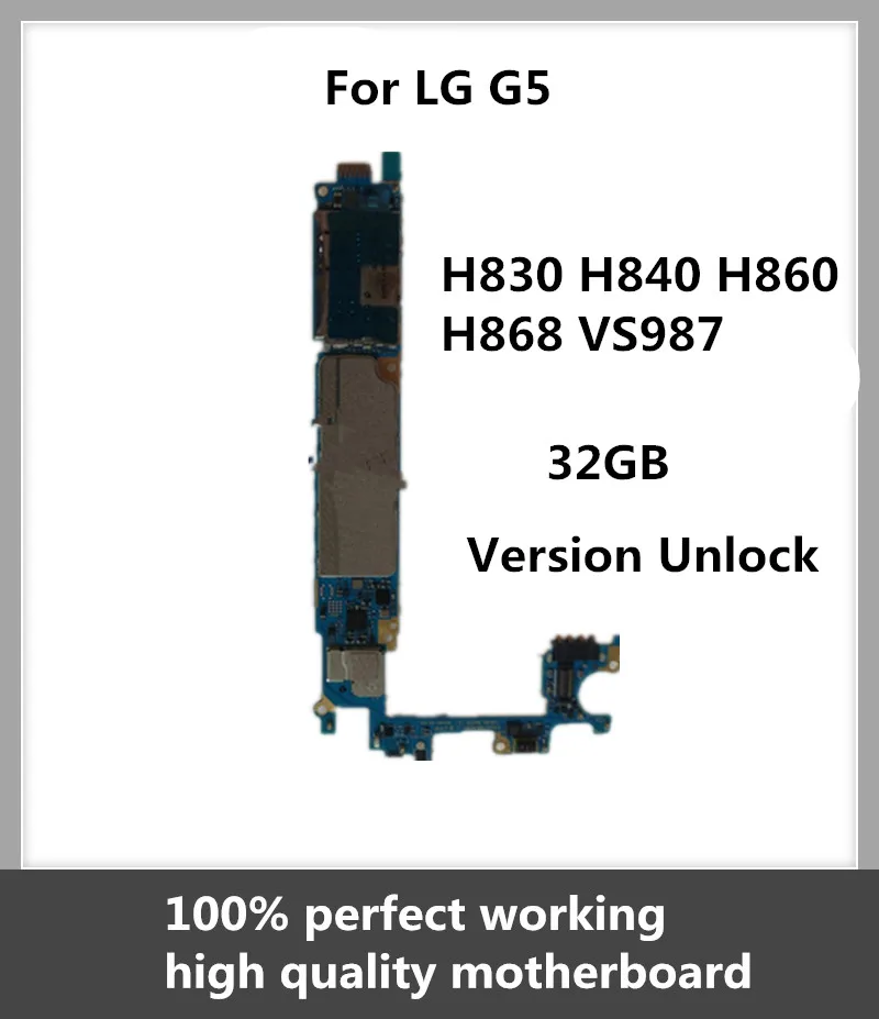 Original Motherboard For LG G5 H868 32GB Unlocked Mainboard With Full Chips Android OS System Logic Board New Arrival
Original Motherboard For LG G5 H868 32GB Unlocked Mainboard With Full Chips Android OS System Logic Board New Arrival