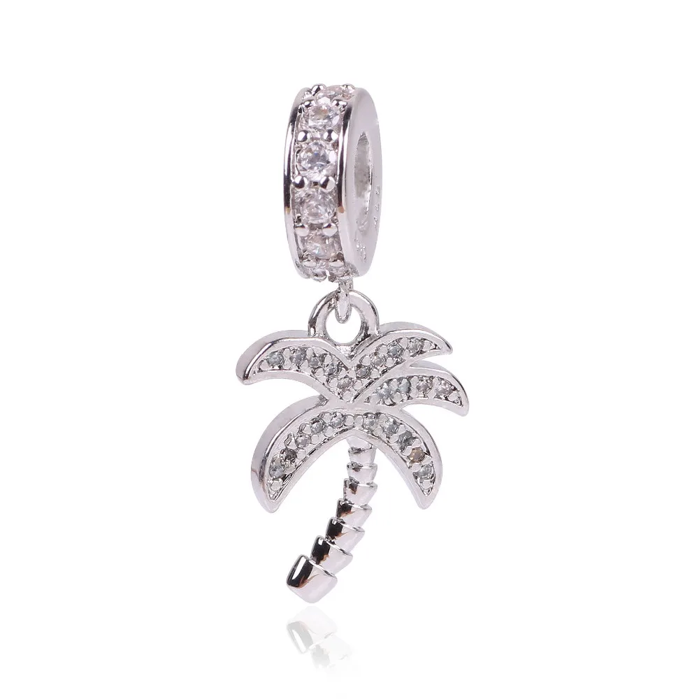 Couqcy Free Shipping 925 SILVER Palm Tree With CLEAR CZ Bead Hanging Angle Charm Fit European Pandora Bead Charm Bracelet
Couqcy Free Shipping 925 SILVER Palm Tree With CLEAR CZ Bead Hanging Angle Charm Fit European Pandora Bead Charm Bracelet