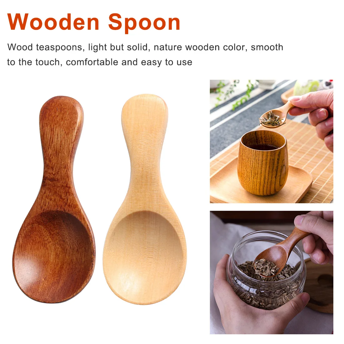 Wood Condiment Scoop 2pcs Flatware Coffee Tea Small Mini Sugar Spoon Salt Wood Spoons Cooking Tools Kitchen Gadgets Teaspoon
Wood Condiment Scoop 2pcs Flatware Coffee Tea Small Mini Sugar Spoon Salt Wood Spoons Cooking Tools Kitchen Gadgets Teaspoon