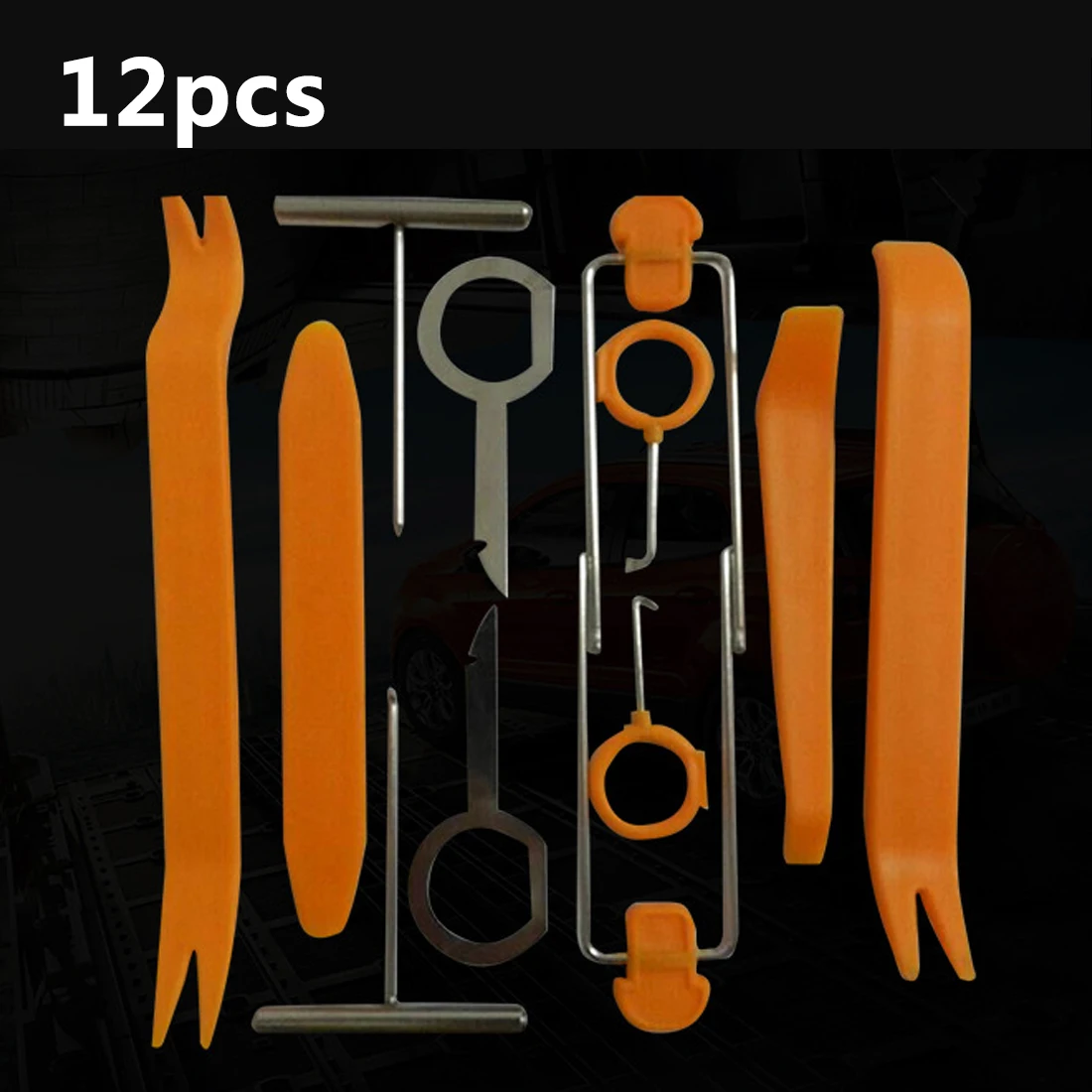 12Pcs Plastic Car Auto Door Radio Panel Trim Dash Audio Removal Installer Tool Kit Audio Disassembly Tool
12Pcs Plastic Car Auto Door Radio Panel Trim Dash Audio Removal Installer Tool Kit Audio Disassembly Tool