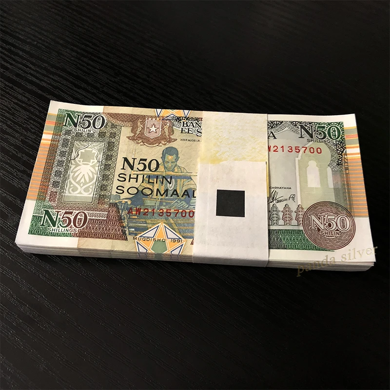 Somalia 50 Shillings, 1991,Full Bundle 100 PCS, P-R2, UNC, Lot Pack original real banknotes UNC africa world collectibles
Somalia 50 Shillings, 1991,Full Bundle 100 PCS, P-R2, UNC, Lot Pack original real banknotes UNC africa world collectibles