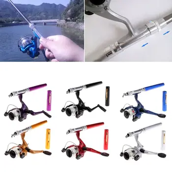 NEW Mini Portable Aluminum Saltwater Baitcasting Fishing Rod Pole Reel Pocket Pen
NEW Mini Portable Aluminum Saltwater Baitcasting Fishing Rod Pole Reel Pocket Pen