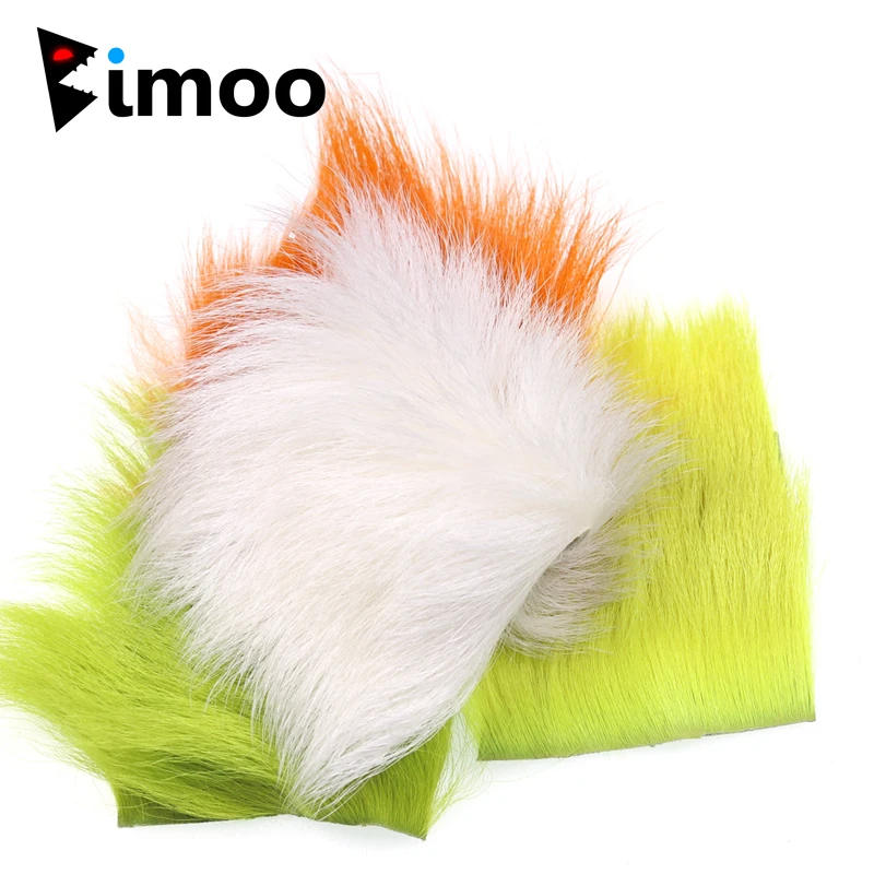 Bimoo 1PC Fly Tying Fur Patch for Parachute Fly Mini Bucktail Jig StreamersTying Fur Patch Chartreuse Orange White Yellow 6*6CM
Bimoo 1PC Fly Tying Fur Patch for Parachute Fly Mini Bucktail Jig StreamersTying Fur Patch Chartreuse Orange White Yellow 6*6CM