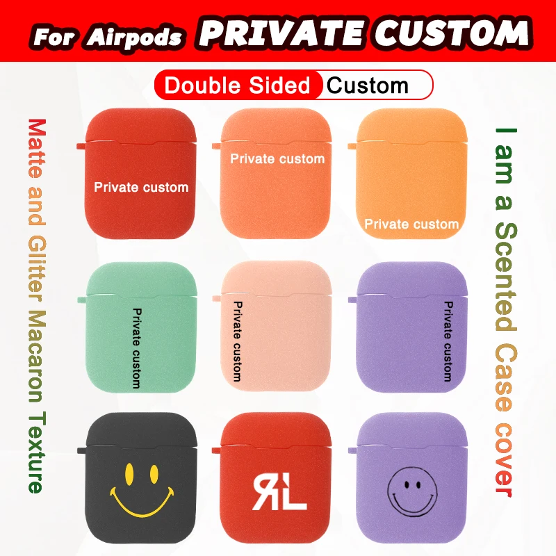 Private Custom Perfume Case for Apple Airpods 1 2 DIY Matte Colorful Glitter Macaron Soft TPU Cover Name Logo Text Customized
Private Custom Perfume Case for Apple Airpods 1 2 DIY Matte Colorful Glitter Macaron Soft TPU Cover Name Logo Text Customized