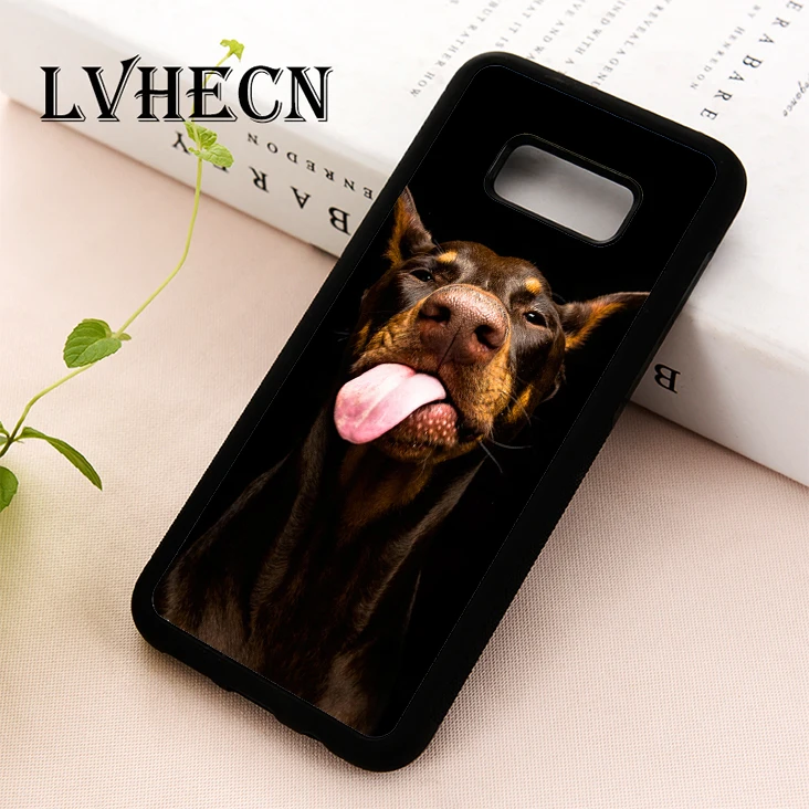 LvheCn TPU phone case cover for Samsung Galaxy S5 S6 S7 S8 S9 S10 EDGE PLUS S10e lite Note 5 8 9 Funny Doberman Dog Tongue Face
LvheCn TPU phone case cover for Samsung Galaxy S5 S6 S7 S8 S9 S10 EDGE PLUS S10e lite Note 5 8 9 Funny Doberman Dog Tongue Face