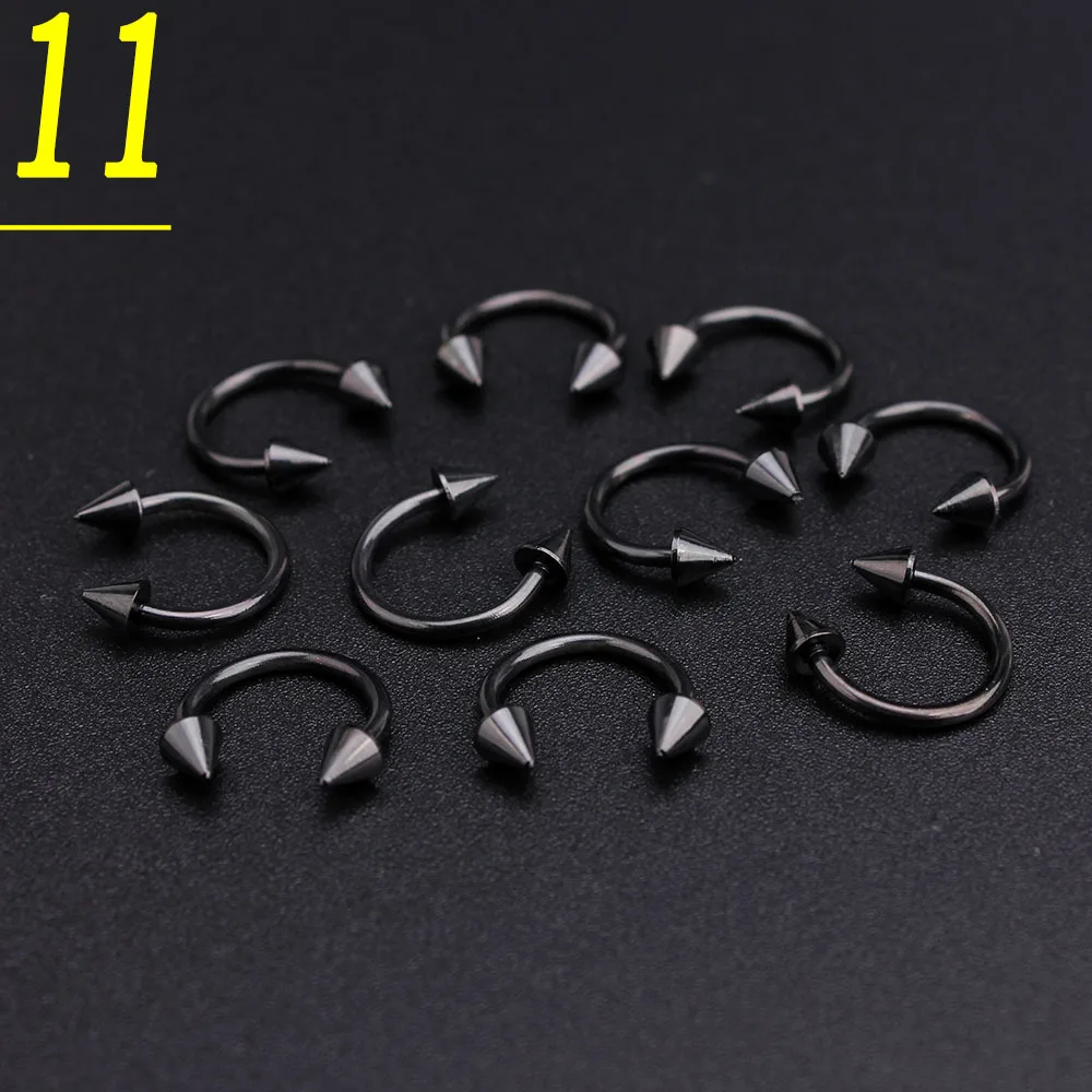 50pcs/set Black Stainless Steel Ear Taper And Plug Tetching Flesh Tunnel Ear Gauges Stretcher Expander Body Piercing Jewelry
50pcs/set Black Stainless Steel Ear Taper And Plug Tetching Flesh Tunnel Ear Gauges Stretcher Expander Body Piercing Jewelry