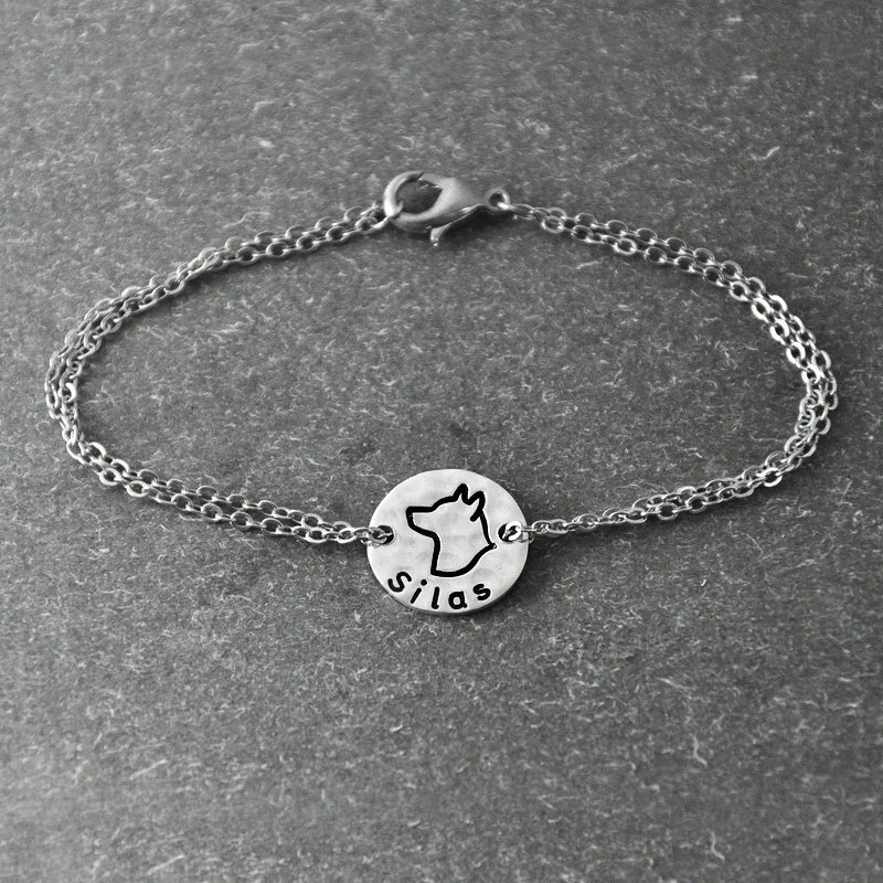 welsh corgi bracelet, Personalized Dog Bracelet ,alloy Dog Pendant, Personalized Pets name, Dog Lover Gift
welsh corgi bracelet, Personalized Dog Bracelet ,alloy Dog Pendant, Personalized Pets name, Dog Lover Gift